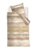Beddinghouse Renforcé beddengoedset "Mix Naturel" beige/groen