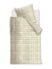 Beddinghouse Renforcé beddengoedset "Twice" beige/groen