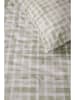Beddinghouse Renforcé beddengoedset "Twice" beige/groen
