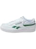 Reebok Skórzane sneakersy "Club C Revenge" w kolorze biało-zielonym