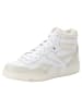 Reebok Leder-Sneakers "BB 4000 II MID" in Weiß/ Beige