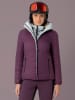 LaMunt Wende-Steppjacke in Lila/ Grau