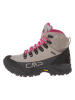 CMP Leder-Trekkingboots "Dhenieb" in Grau/ Schwarz/ Pink