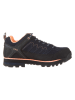 CMP Skórzane buty trekkingowe "Moon Low" w kolorze czarno-pomarańczowym
