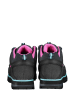 CMP Leren trekkingschoenen "Moon" antraciet/zwart/roze