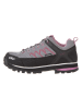 CMP Leder-Trekkingschuhe "Moon Low" in Grau/ Rosa
