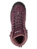 CMP Leder-Trekkingboots "Moon Mid" in Aubergine/ Schwarz