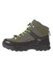 CMP Leder-Trekkingboots "Rigel Mid" in Khaki/ Schwarz