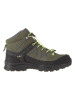 CMP Leder-Trekkingboots "Rigel Mid" in Khaki/ Schwarz