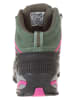 cmp Leren trekkingboots "Rigel Mid" groen/zwart/roze