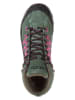 CMP Leder-Trekkingboots "Rigel Mid" in Grün/ Schwarz/ Pink