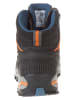 CMP Leder-Trekkingboots "Rigel Mid" in Schwarz/ Orange