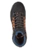 CMP Leder-Trekkingboots "Rigel Mid" in Schwarz/ Orange