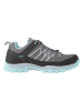 CMP Leder-Trekkingschuhe "Rigel Low" in Grau/ Hellblau