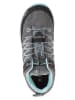 CMP Leder-Trekkingschuhe "Rigel Low" in Grau/ Hellblau