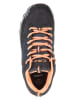 CMP Leder-Trekkingschuhe "Rigel Low" in Anthrazit/ Orange
