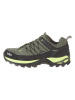 CMP Leder-Trekkingschuhe "Rigel Low" in Khaki/ Schwarz/ Gelb