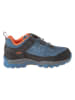 cmp Leder-Trekkingschuhe "Kiruna Low" in Blau/ Anthrazit/ Orange