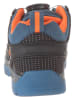 cmp Leder-Trekkingschuhe "Kiruna Low" in Blau/ Anthrazit/ Orange