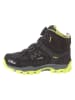 CMP Leren trekkingschoenen "Kiruna Mid" zwart/geel