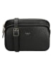 Wojas Leder-Umhängetasche in Schwarz - (B)18 x (H)13 x (T)6,5 cm