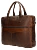 Wojas Leder-Laptoptasche in Braun - (B)38 x (H)29 x (T)7 cm