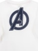 Avengers Longsleeve "Avengers Classic" in Weiß/ Blau
