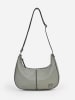FREDs BRUDER Leder-Umhängetasche in Grau - (B)36 x (H)20 x (T)8 cm