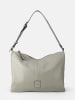 FREDs BRUDER Leder-Shopper in Grau - (B)40 x (H)35 x (T)7 cm