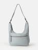 FREDs BRUDER Leder-Schultertasche in Hellblau - (B)28 x (H)23 x (T)10 cm
