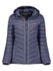 Geographical Norway Doorgestikte jas "Carliti" donkerblauw