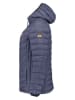 Geographical Norway Doorgestikte jas "Carliti" donkerblauw