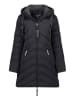 Geographical Norway Doorgestikte mantel "Clarisal" zwart