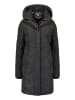 Geographical Norway Doorgestikte mantel "Djamila" zwart