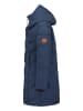 Geographical Norway Doorgestikte mantel "Djamila" donkerblauw