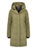 Geographical Norway Doorgestikte mantel "Djamila" kaki
