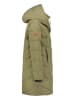 Geographical Norway Doorgestikte mantel "Djamila" kaki
