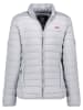 Geographical Norway Doorgestikte jas "Atika" lichtgrijs