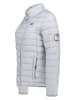 Geographical Norway Doorgestikte jas "Atika" lichtgrijs