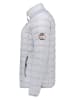 Geographical Norway Doorgestikte jas "Atika" lichtgrijs
