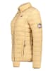 Geographical Norway Doorgestikte jas "Atika" geel