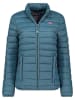 Geographical Norway Kurtka pikowana "Atika" w kolorze morskim