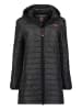 Geographical Norway Steppmantel "Atika" in Schwarz