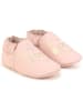 Hugo Boss Kids Leder-Krabbelschuhe in Rosa
