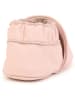 Hugo Boss Kids Leder-Krabbelschuhe in Rosa