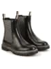 Hugo Boss Kids Leder-Winterboots in Schwarz