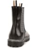 Hugo Boss Kids Leren winterboots zwart