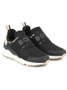Hugo Boss Kids Leder-Sneakers in Schwarz