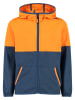 CMP Fleecejacke in Orange/ Dunkelblau