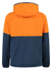 CMP Fleecejacke in Orange/ Dunkelblau